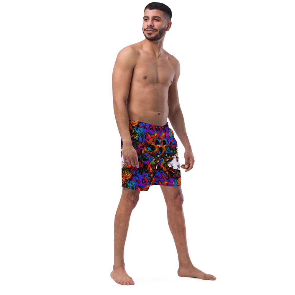 Sultry Smoke on Swim Trunks — Right Front
