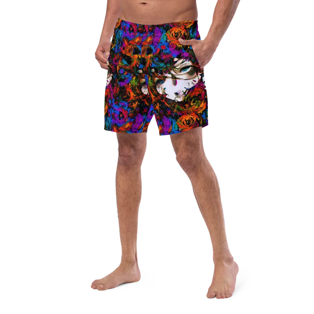 Sultry Smoke on Swim Trunks — Left Front