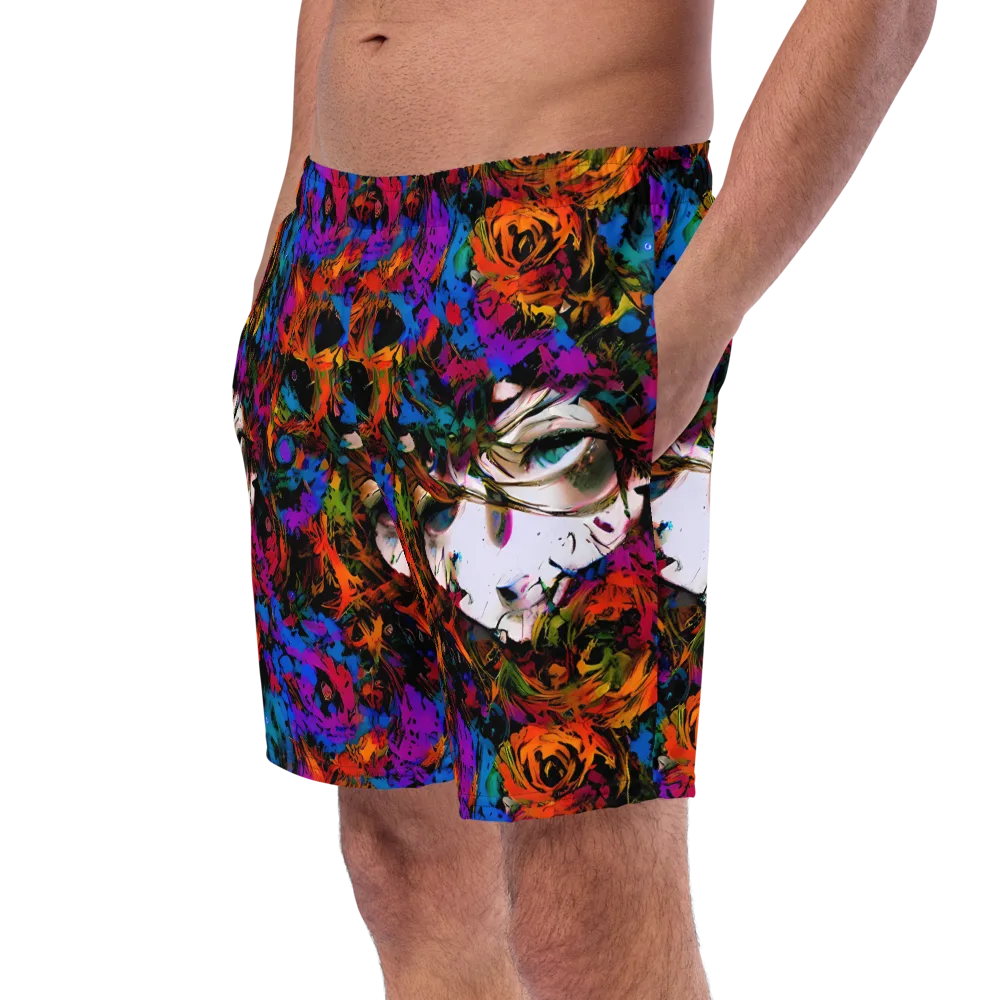 Sultry Smoke on Swim Trunks — Left Front