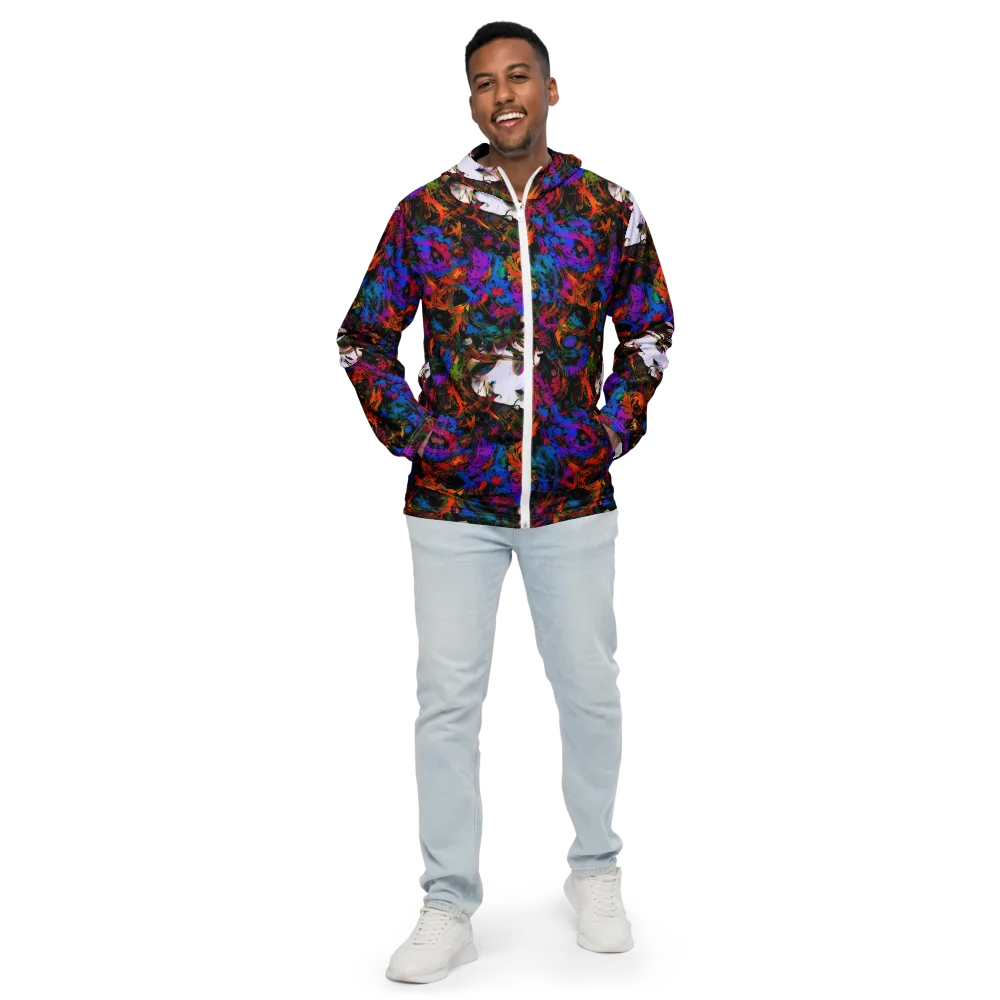 Sultry Smoke on Men's Windbreaker — Front