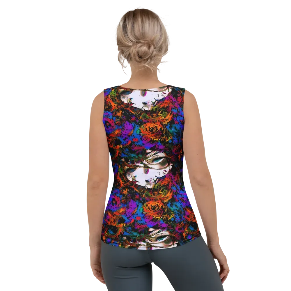 Sultry Smoke on Women's Tank Top — Back