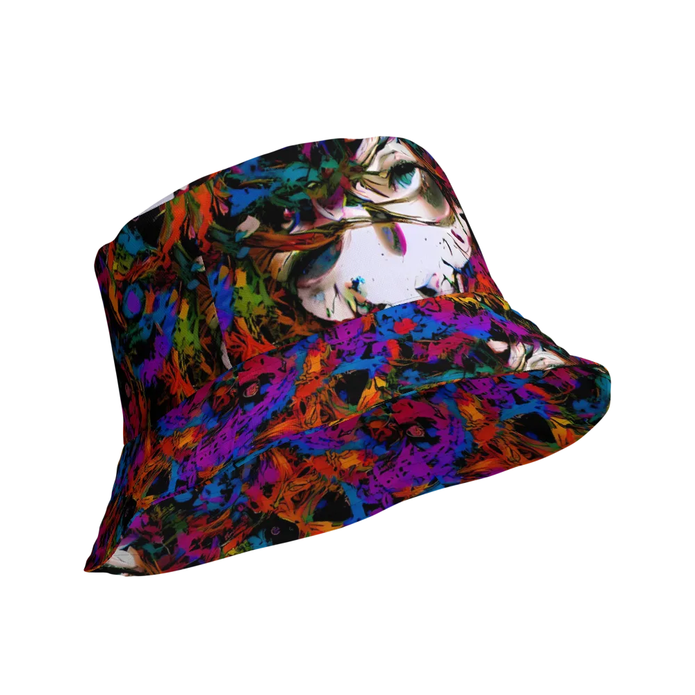 Sultry Smoke on Reversible Bucket Hat — Product details Outside