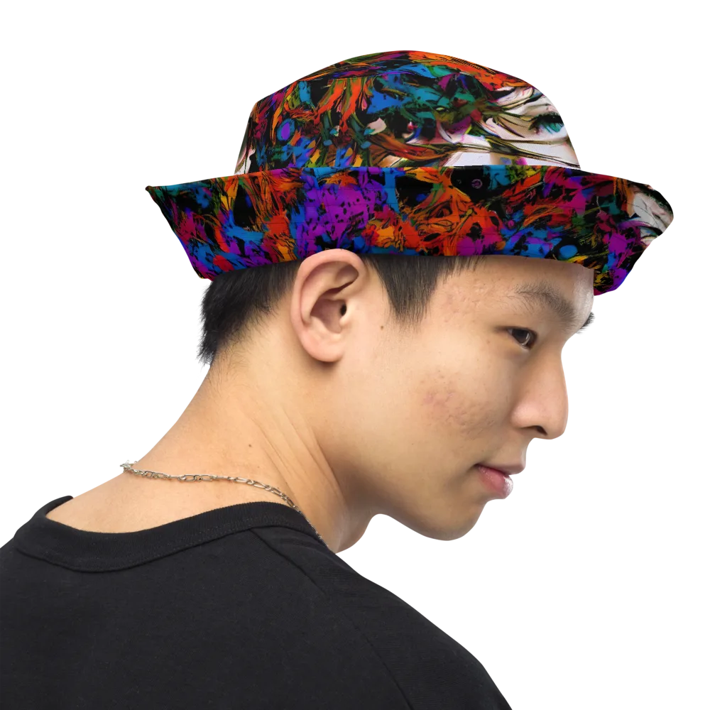 Sultry Smoke on Reversible Bucket Hat — Right Outside