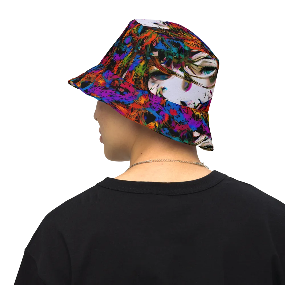 Sultry Smoke on Reversible Bucket Hat — Back Inside