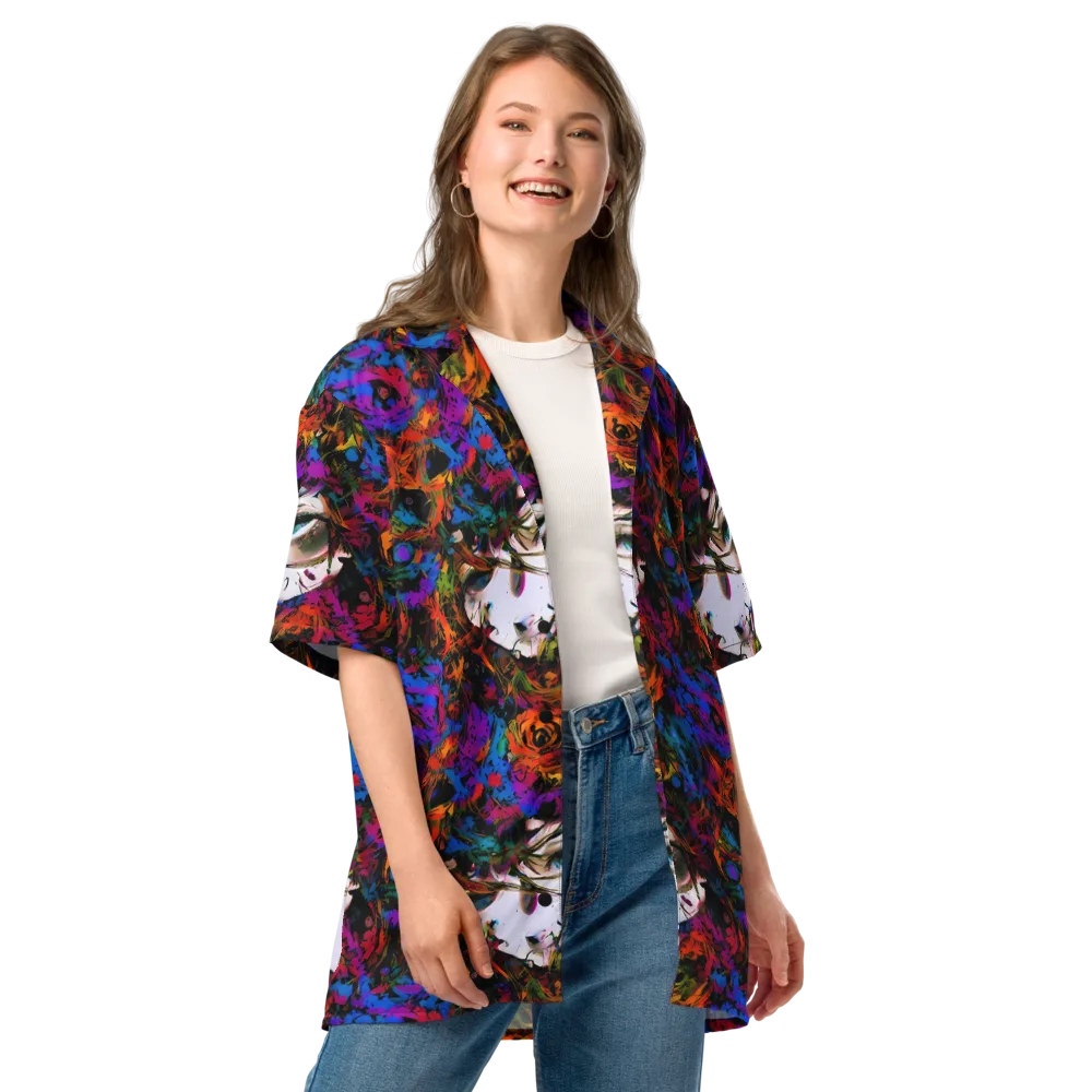 Sultry Smoke on Button Shirt — Front