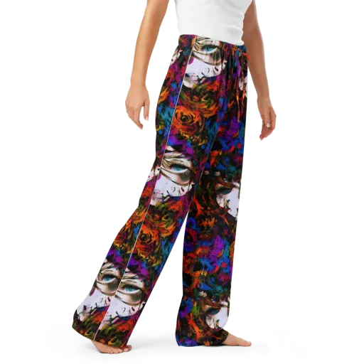 Sultry Smoke on a Women's Pajama Pants