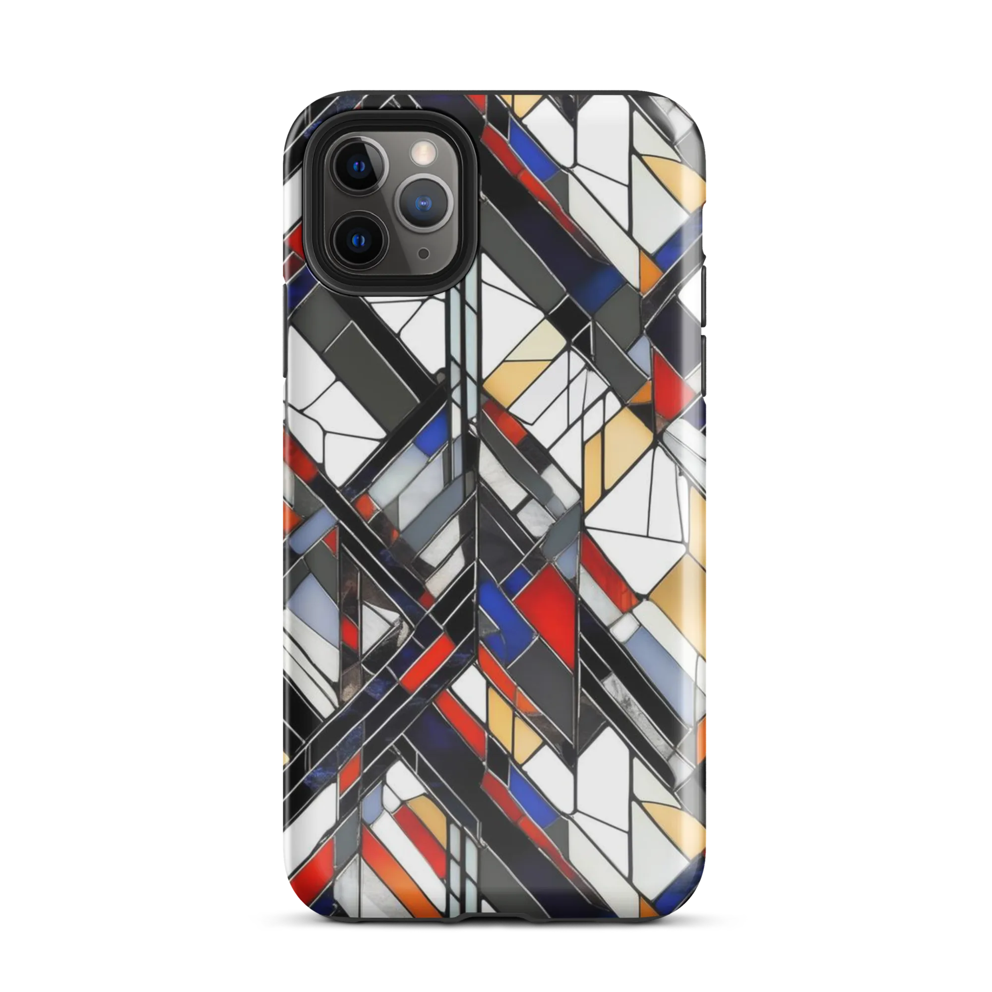 Stained Geometry on Tough Case for iPhone® — Front