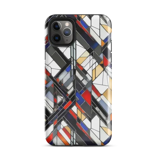 Stained Geometry on a Tough Case for iPhone®
