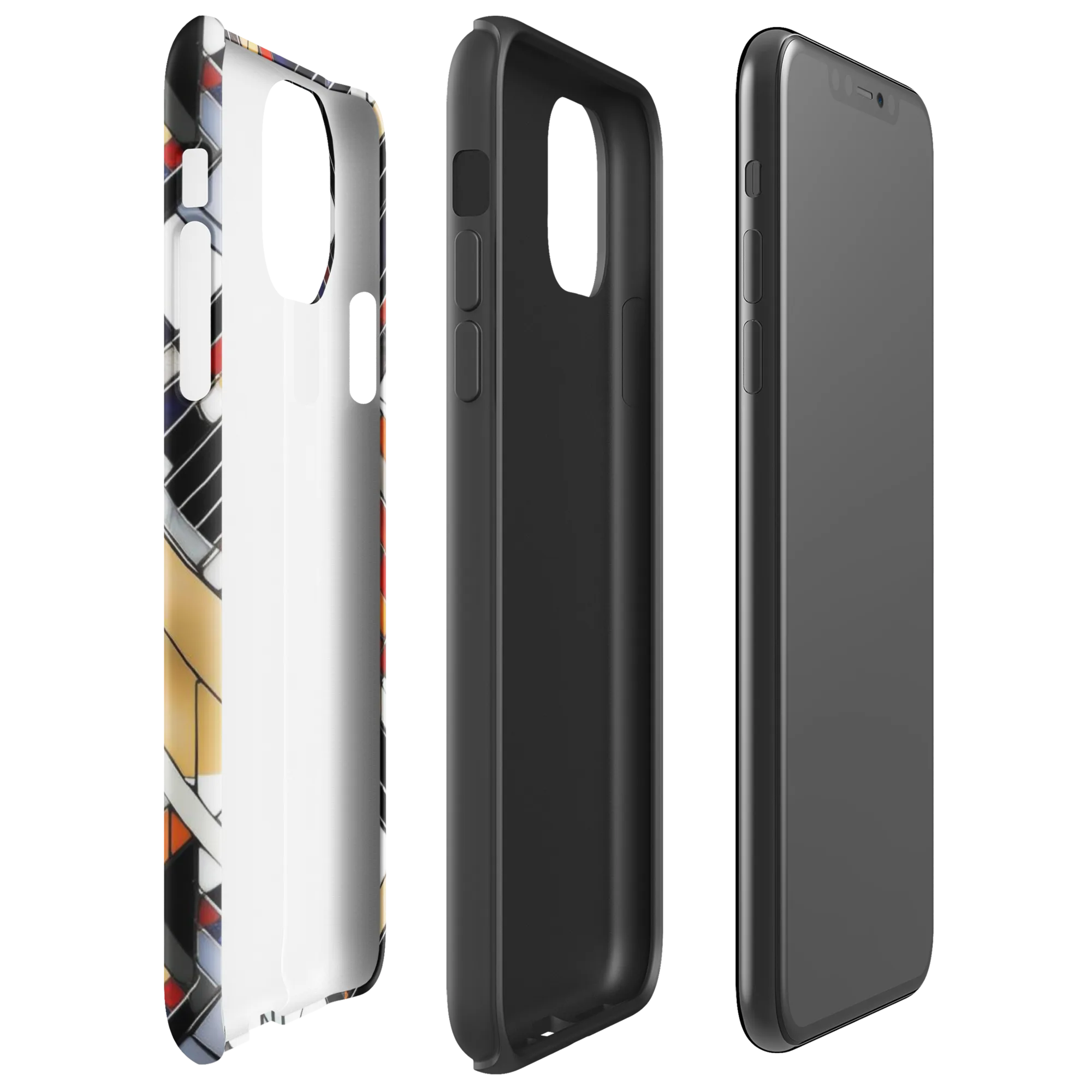 Stained Geometry on Tough Case for iPhone® — Right