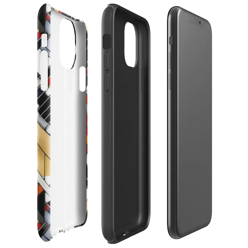 Stained Geometry on Tough Case for iPhone® — Right