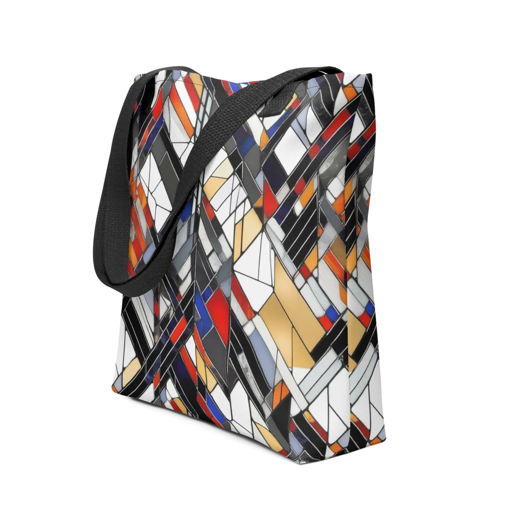Stained Geometry on Tote Bag — Front