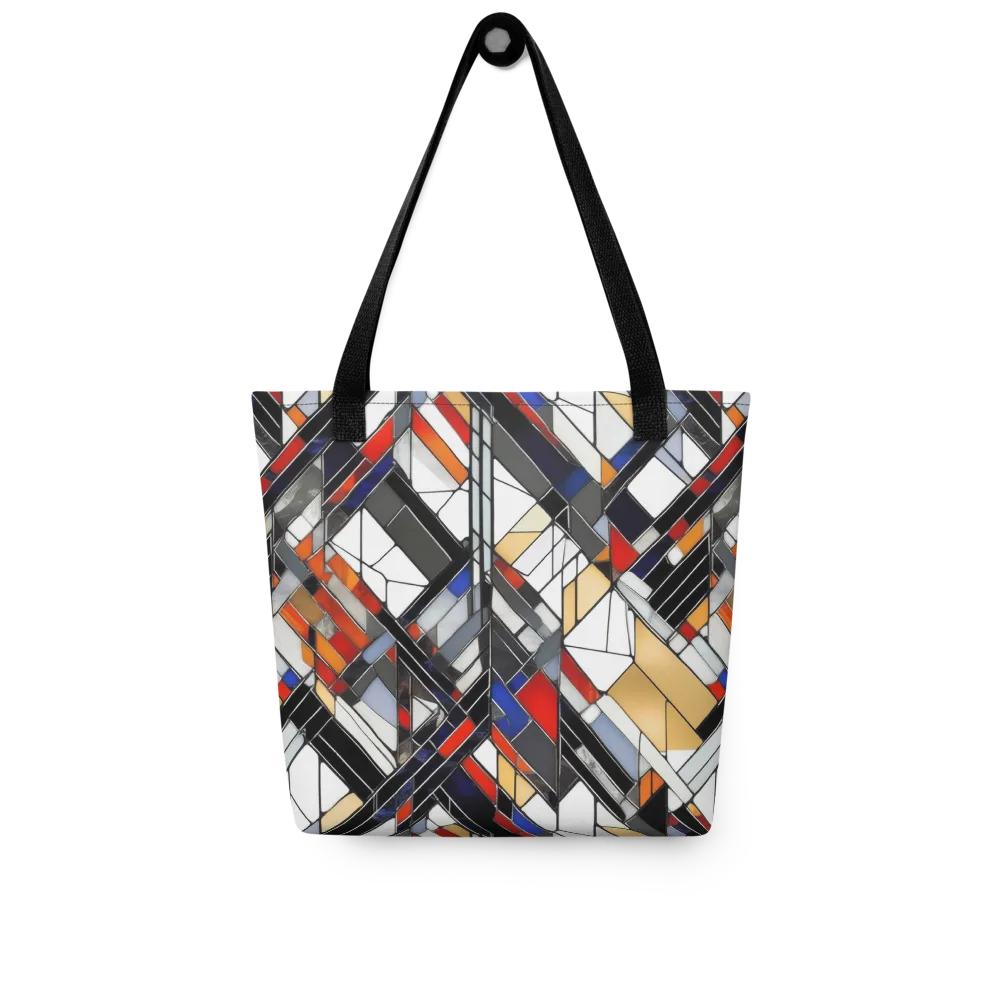 Stained Geometry on Tote Bag — Front