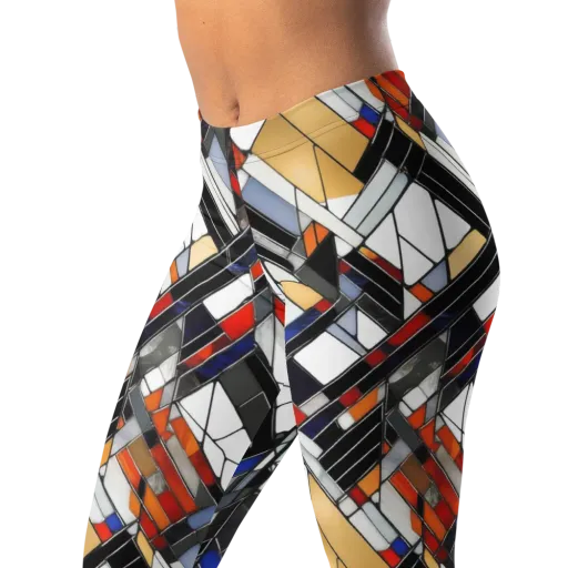 Stained Geometry on a Leggings
