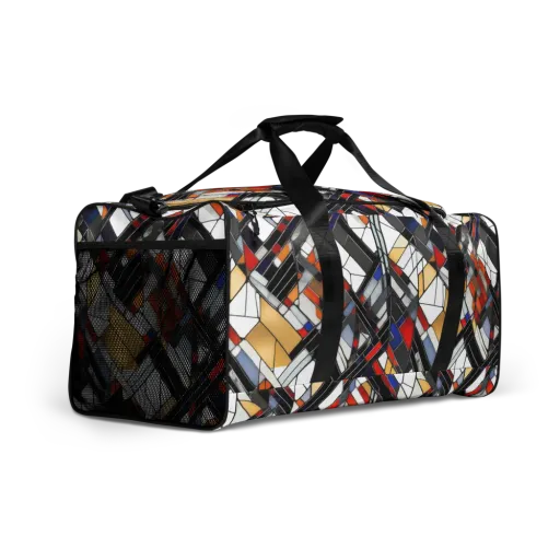Stained Geometry on a Duffle Bag