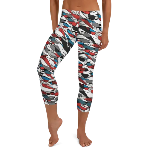 Redwing Static on a Capri Leggings