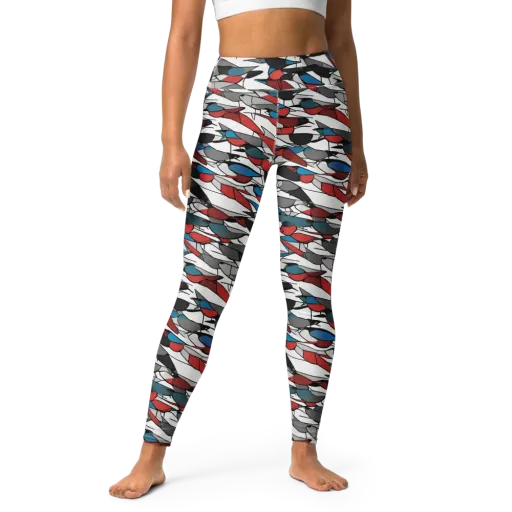 Redwing Static on a Yoga Leggings