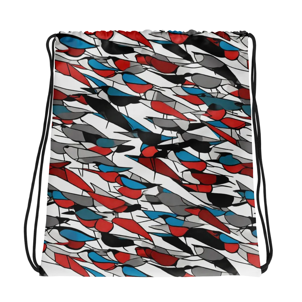 Redwing Static on Drawstring Bag — Photo
