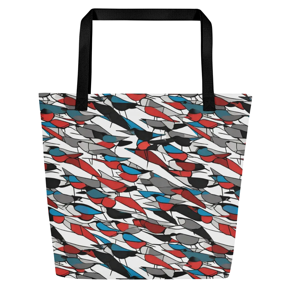 Redwing Static on Large Tote Bag W/ Pocket — Front