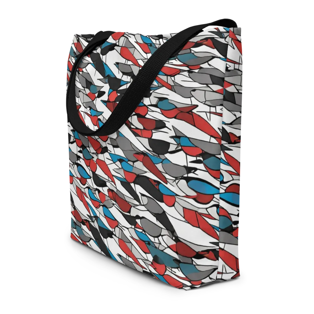 Redwing Static on Large Tote Bag W/ Pocket — Front
