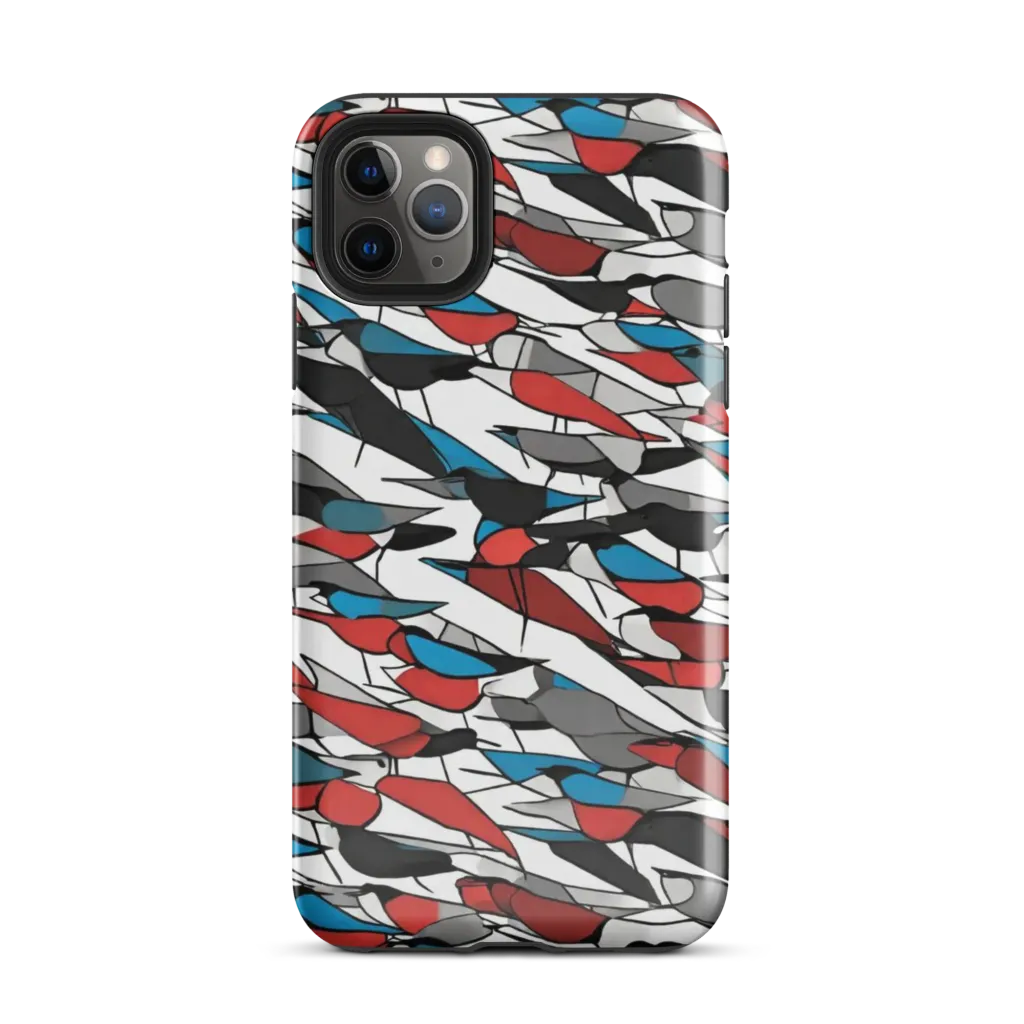 Redwing Static on Tough Case for iPhone® — Front