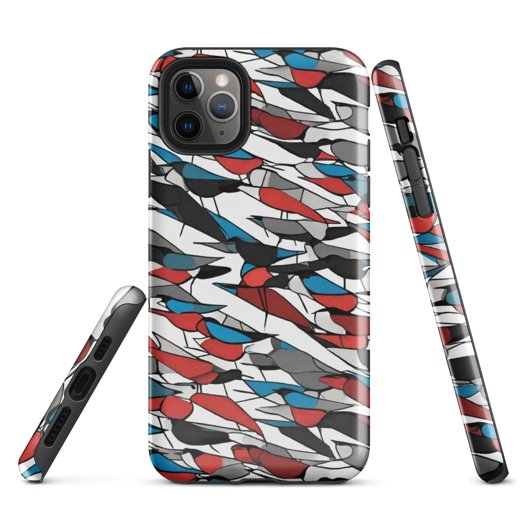 Redwing Static on Tough Case for iPhone® — Front
