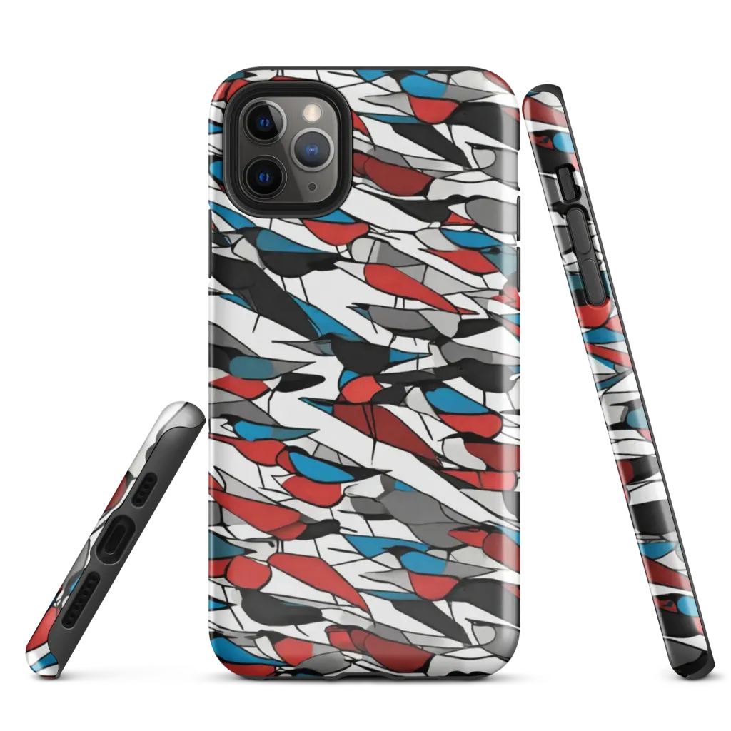 Redwing Static on Tough Case for iPhone® — Front