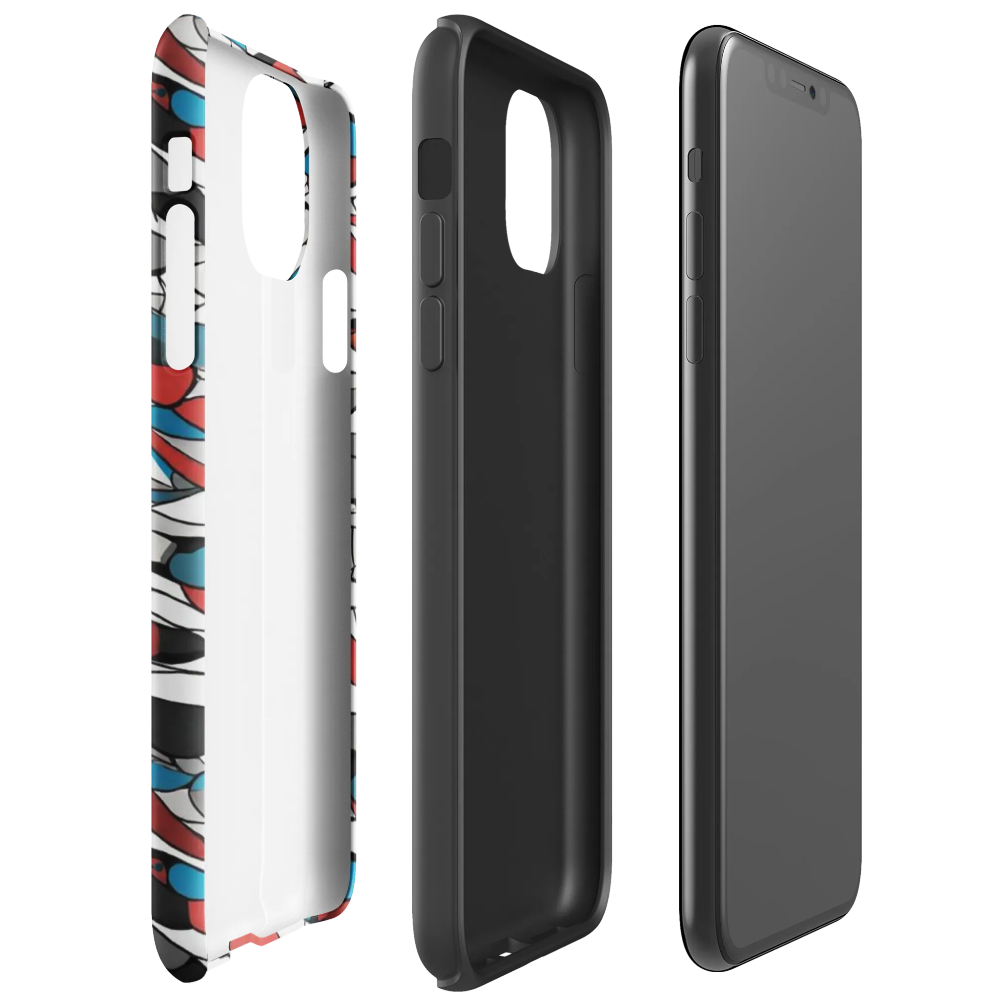 Redwing Static on Tough Case for iPhone® — Right