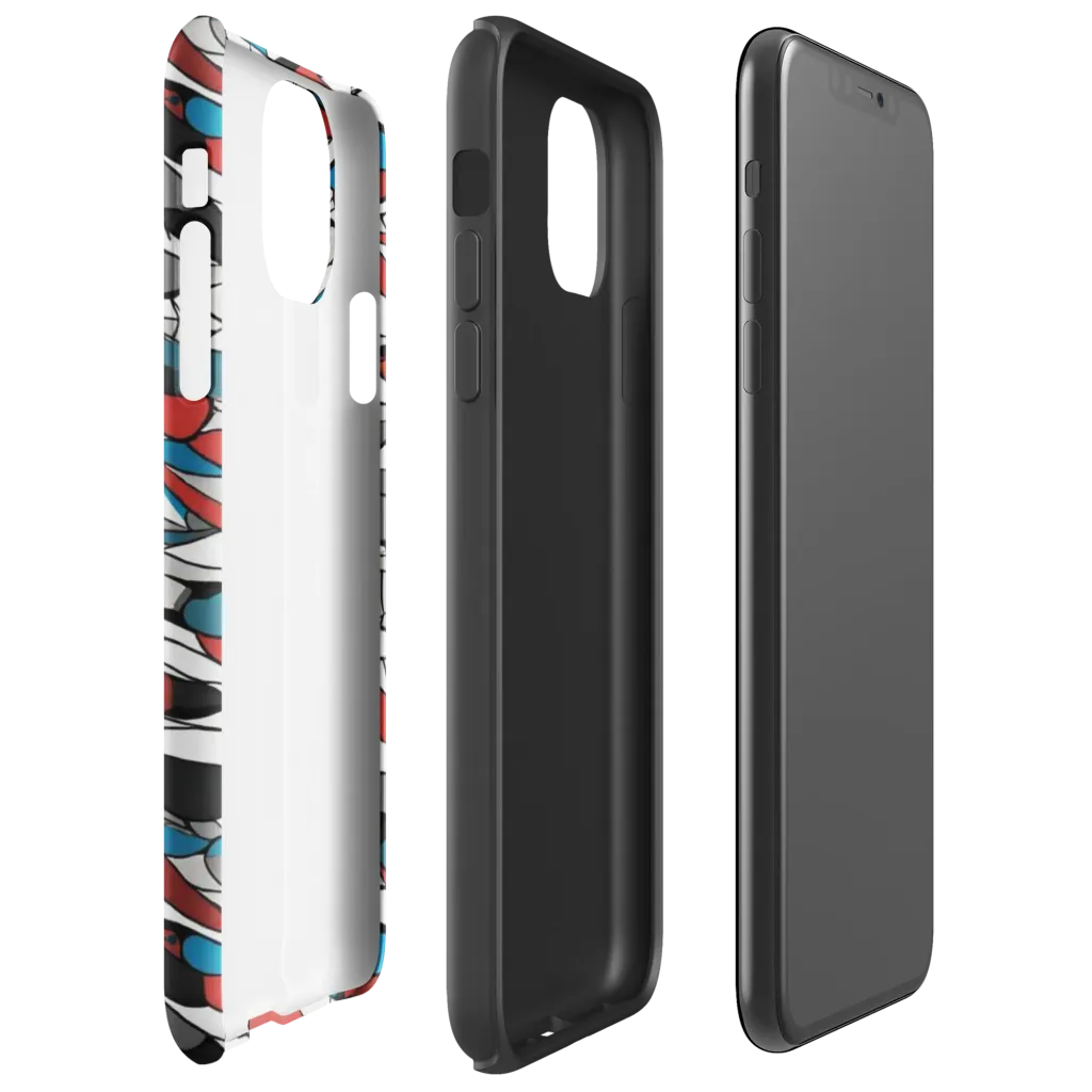 Redwing Static on Tough Case for iPhone® — Right