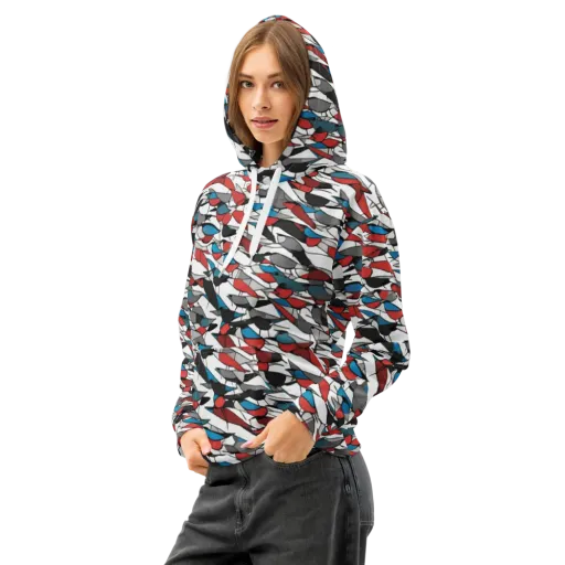Redwing Static on a Cotton Hoodie