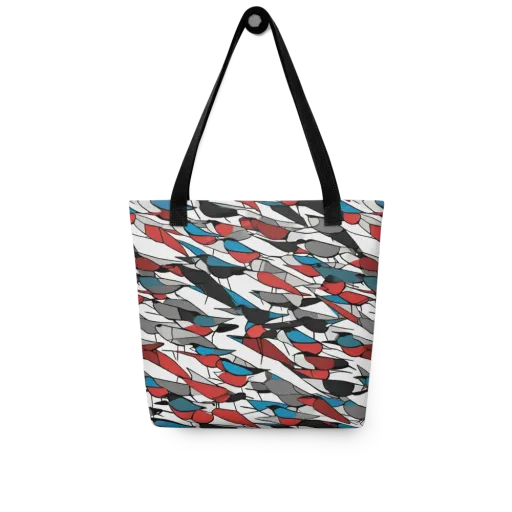 Redwing Static on a Tote Bag