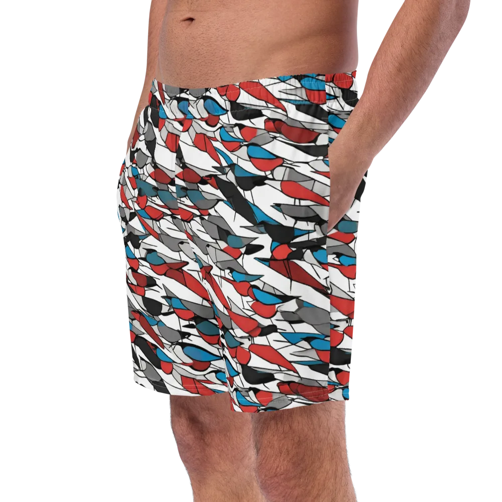 Redwing Static on Swim Trunks — Left Front