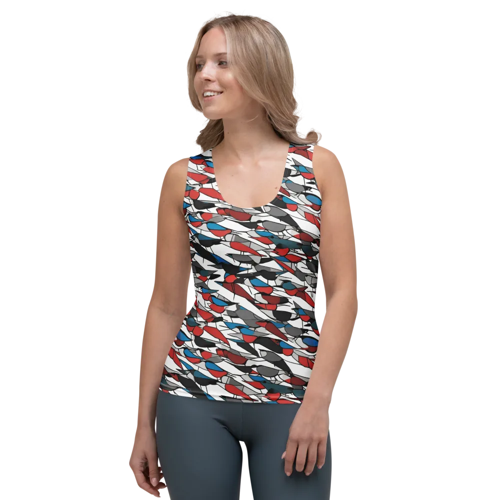 Redwing Static on Women's Tank Top — Front