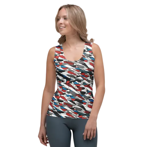 Redwing Static on a Women's Tank Top