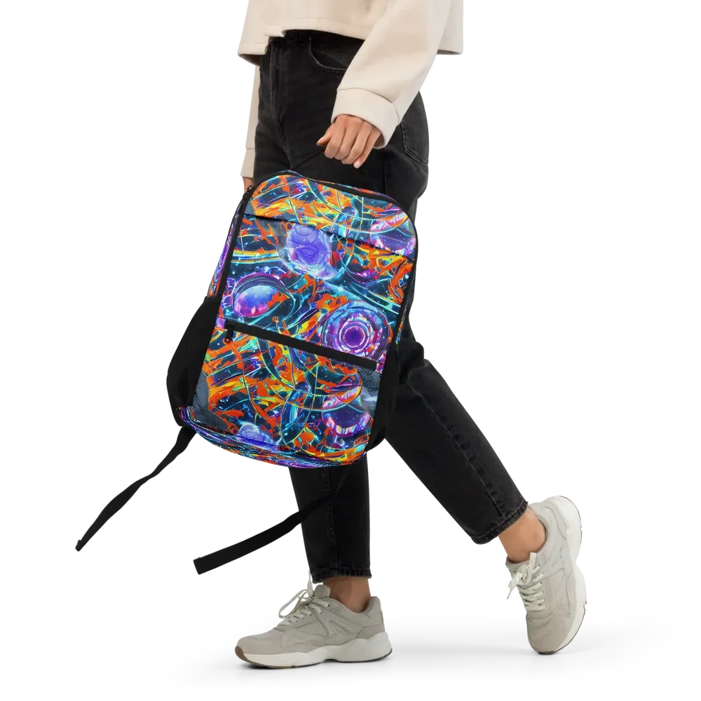 Prismatic Engine on Utility Backpack — Front