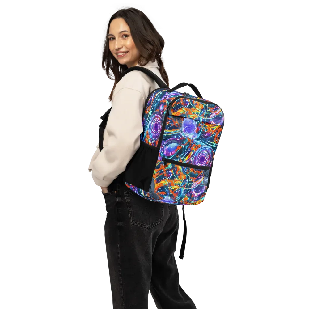 Prismatic Engine on Utility Backpack — Back