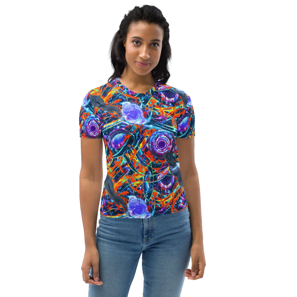 Prismatic Engine on Women's Crew Neck T-Shirt — Front