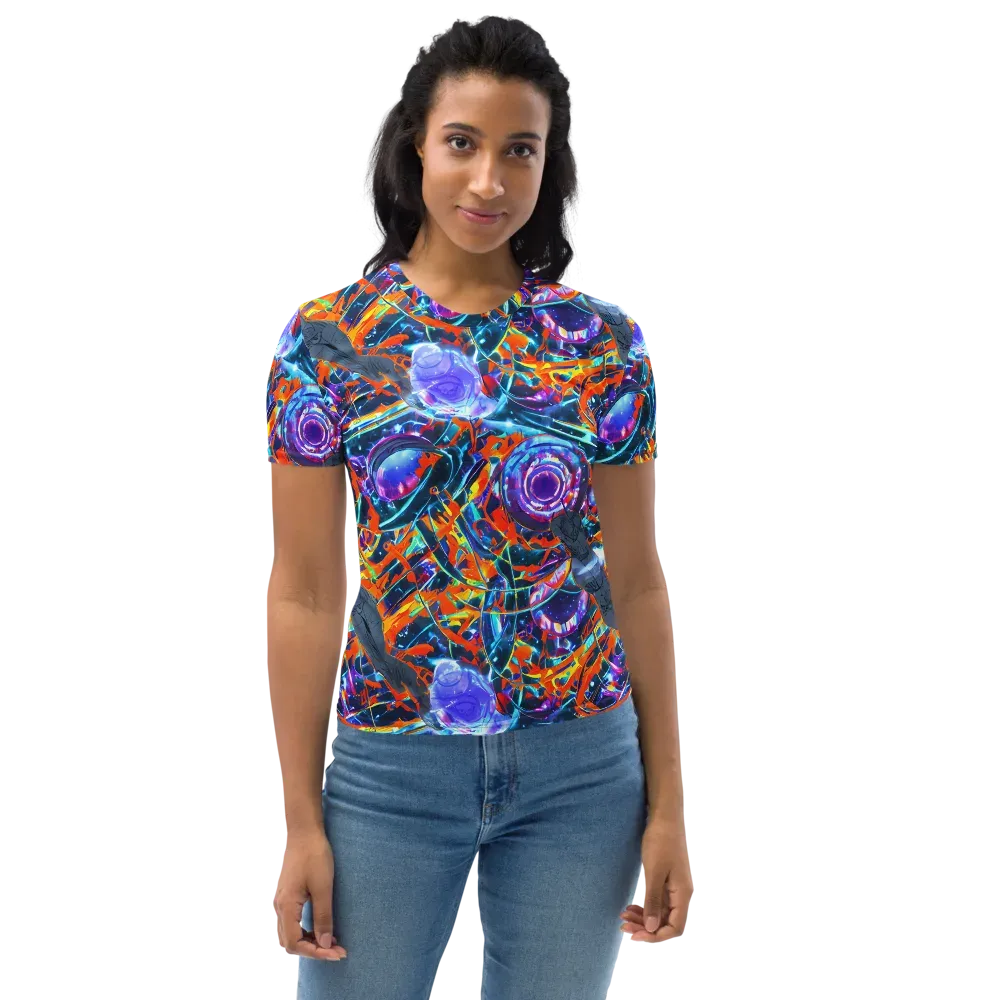 Prismatic Engine on Women's Crew Neck T-Shirt — Front