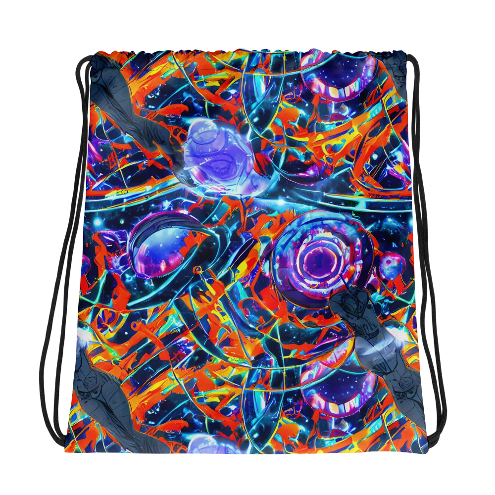 Prismatic Engine on Drawstring Bag — Photo
