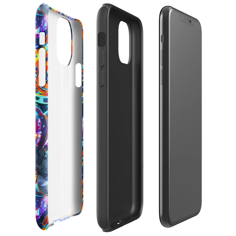 Prismatic Engine on Tough Case for iPhone® — Right