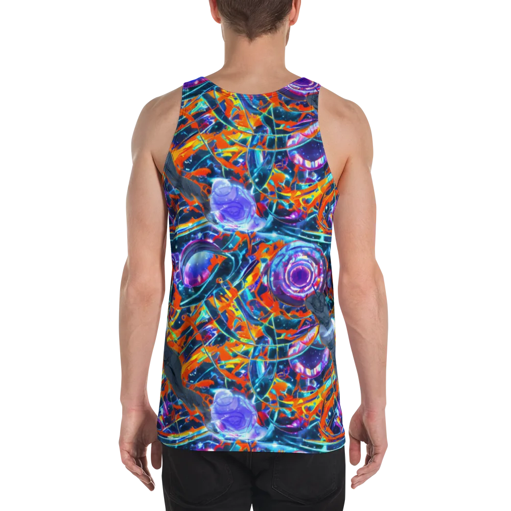 Prismatic Engine on Men's Tank Top — Back