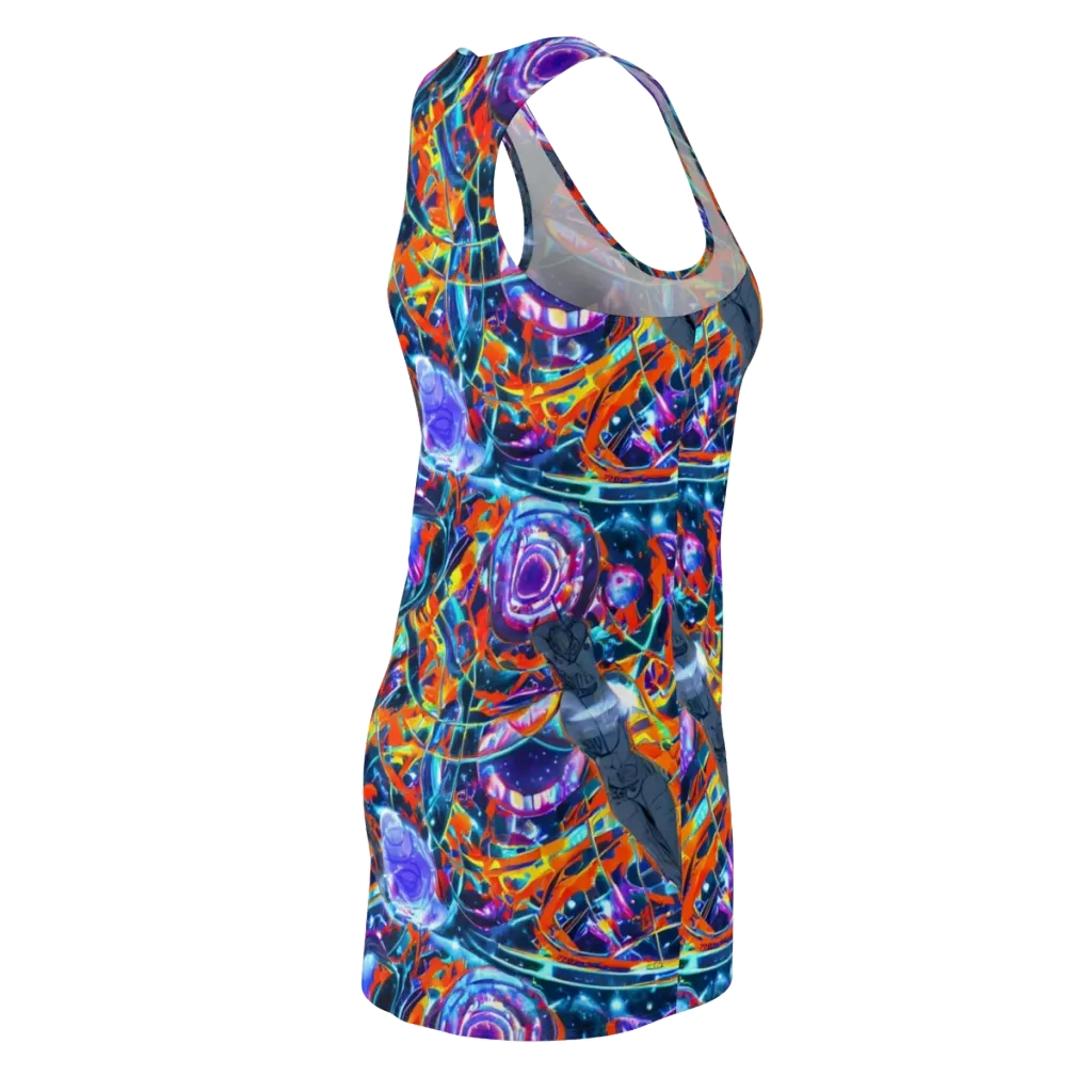 Prismatic Engine on Racerback Dress — Back Side