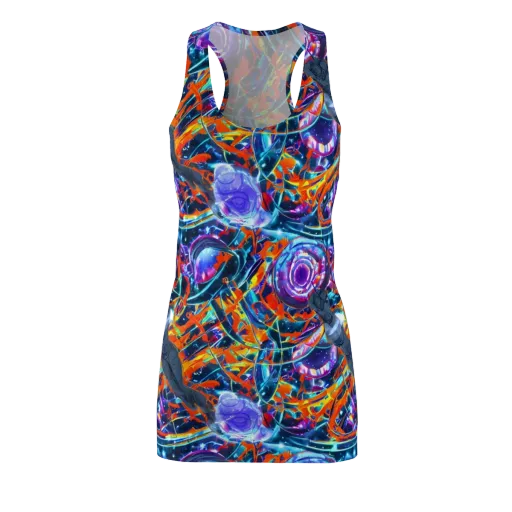 Prismatic Engine on a Racerback Dress