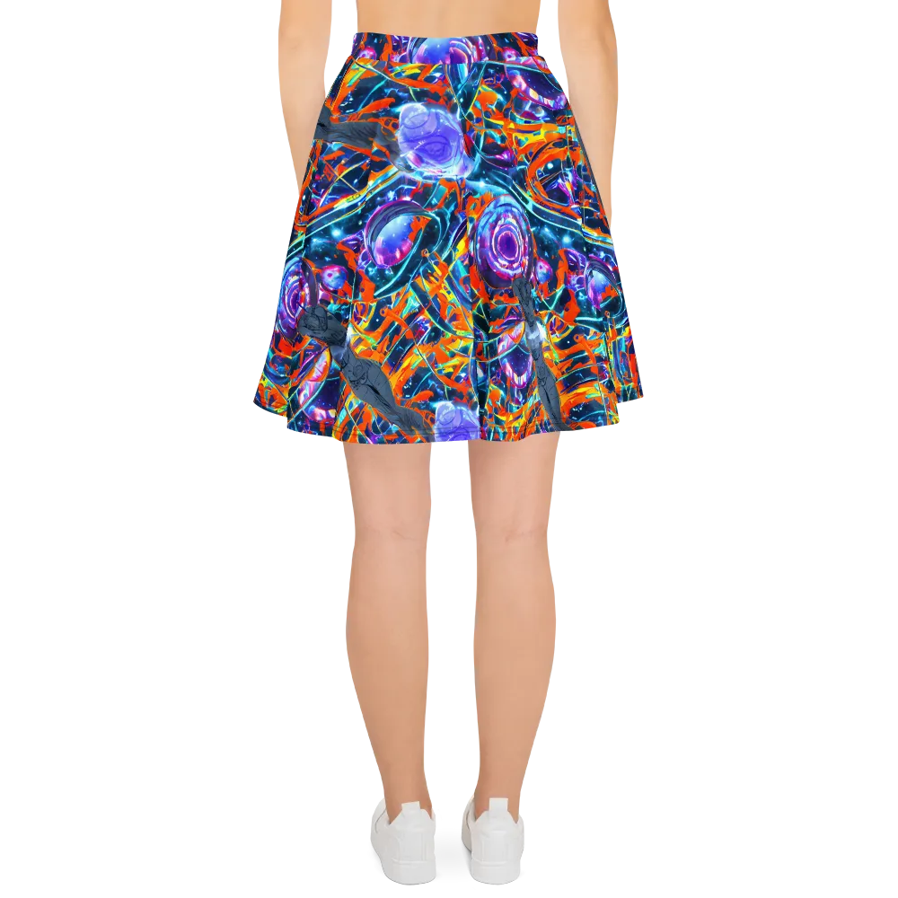 Prismatic Engine on Skater Skirt — Back