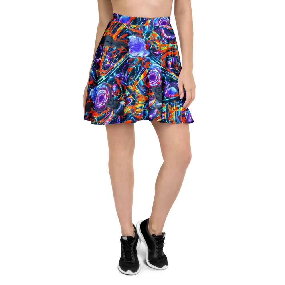 Prismatic Engine on Skater Skirt — Front