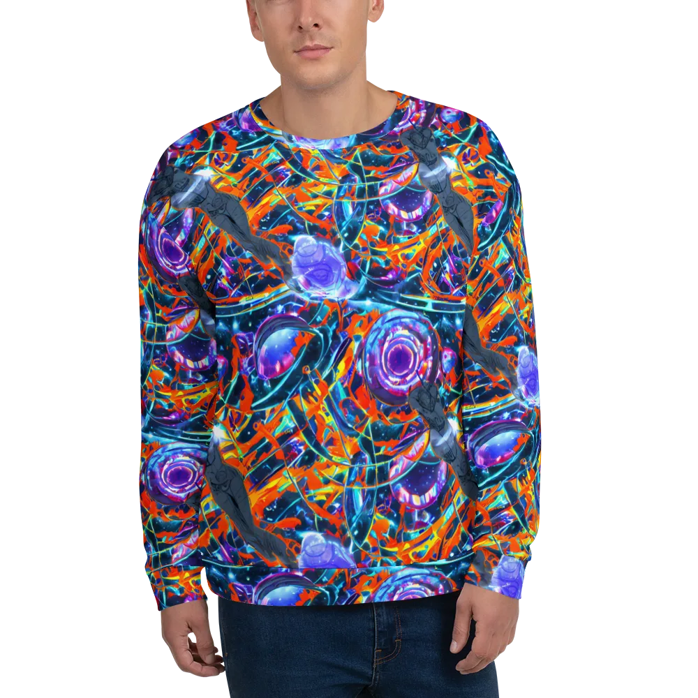 Prismatic Engine on Sweatshirt — Front