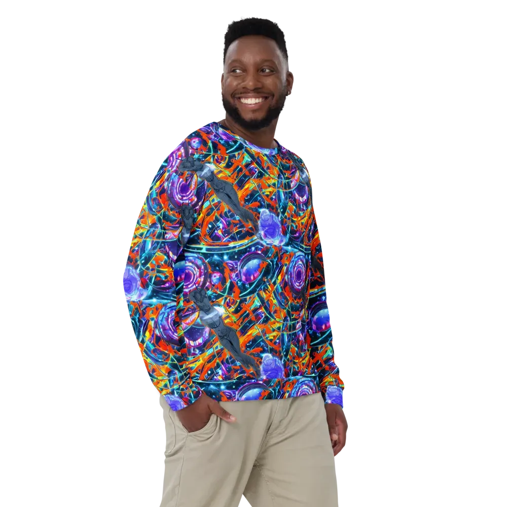 Prismatic Engine on Sweatshirt — Front
