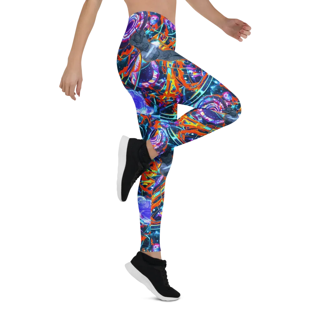 Prismatic Engine on Leggings — Right