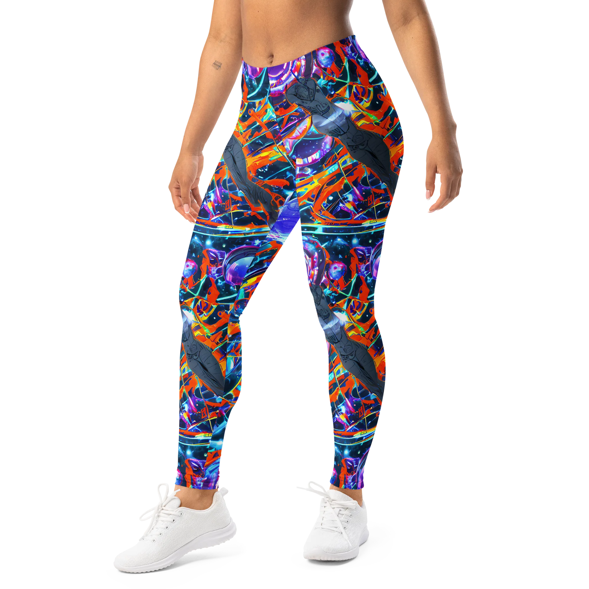 Prismatic Engine on Leggings — Left Front