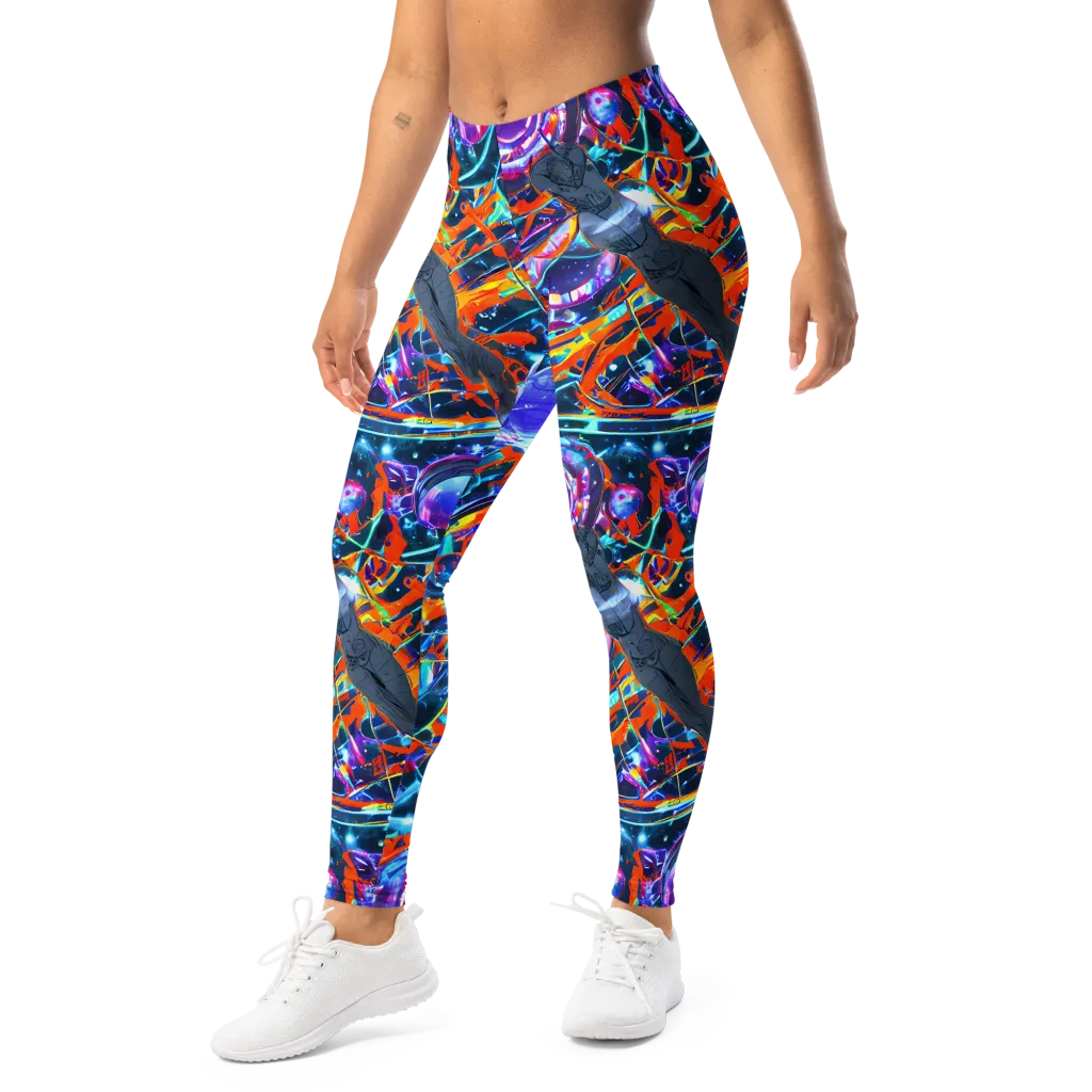 Prismatic Engine on Leggings — Left Front