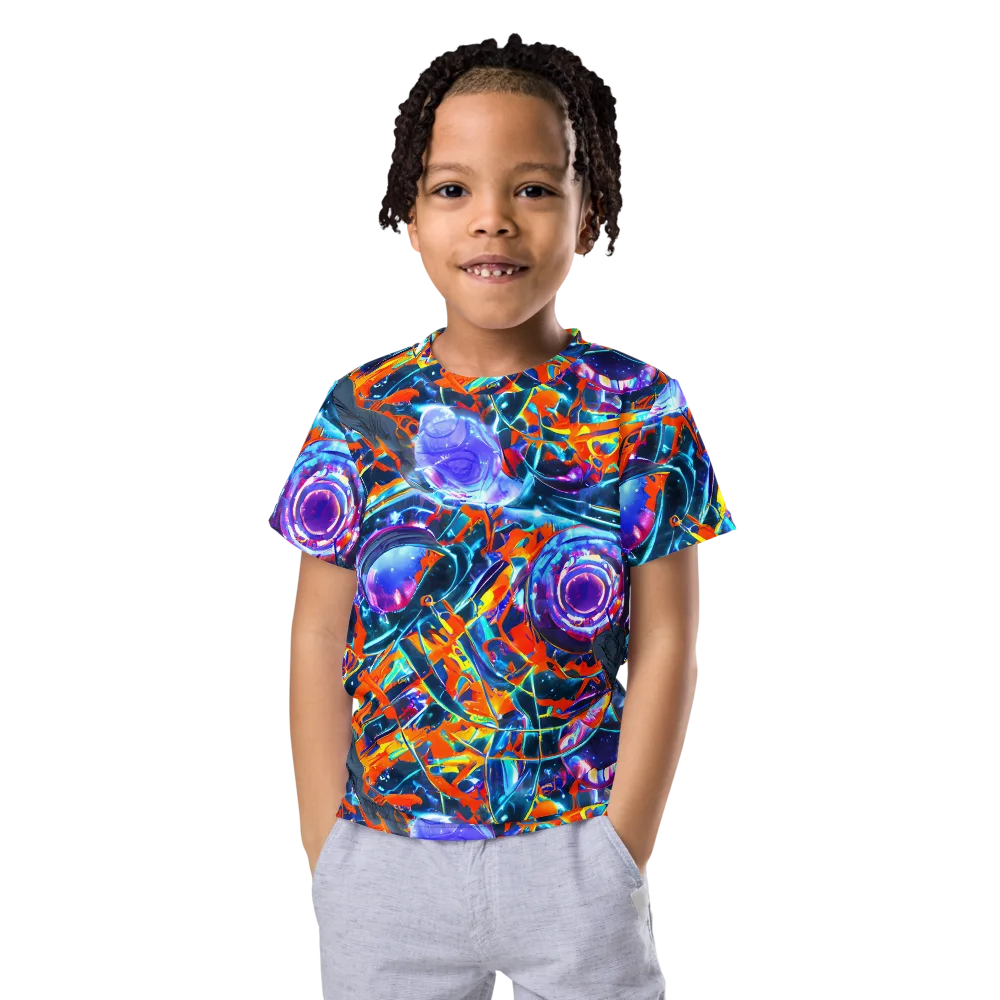 Prismatic Engine on Kids Crew Neck T-Shirt — Front